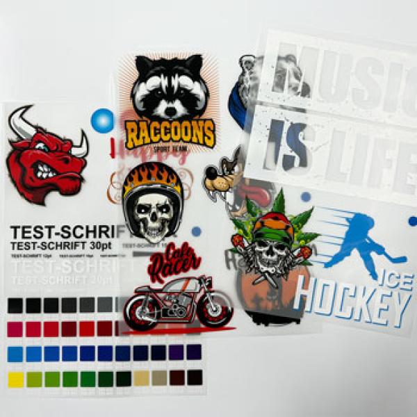 Testdrucke DTF-Druck ColdPeel